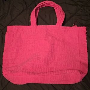 Victoria's Secret Pink Quilted Tote Bag